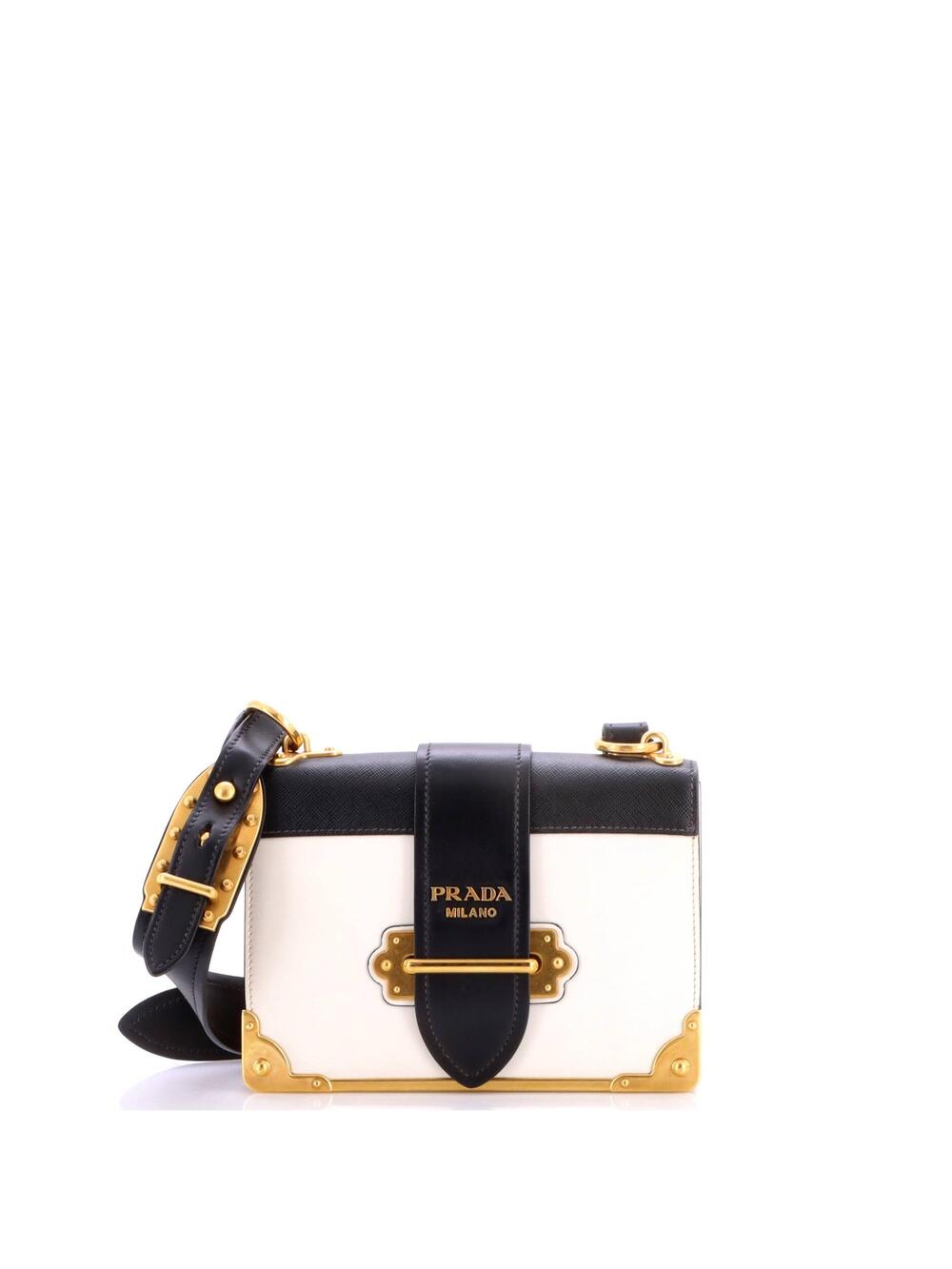 Prada Cahier Crossbody Bag Leather And #368842P13B